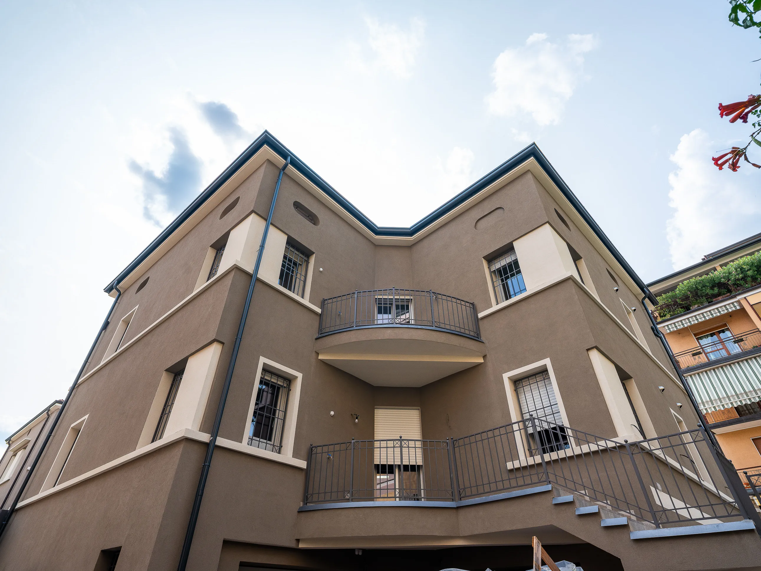 Dettaglio a tutto schermo del progetto architettonico Bianchetti