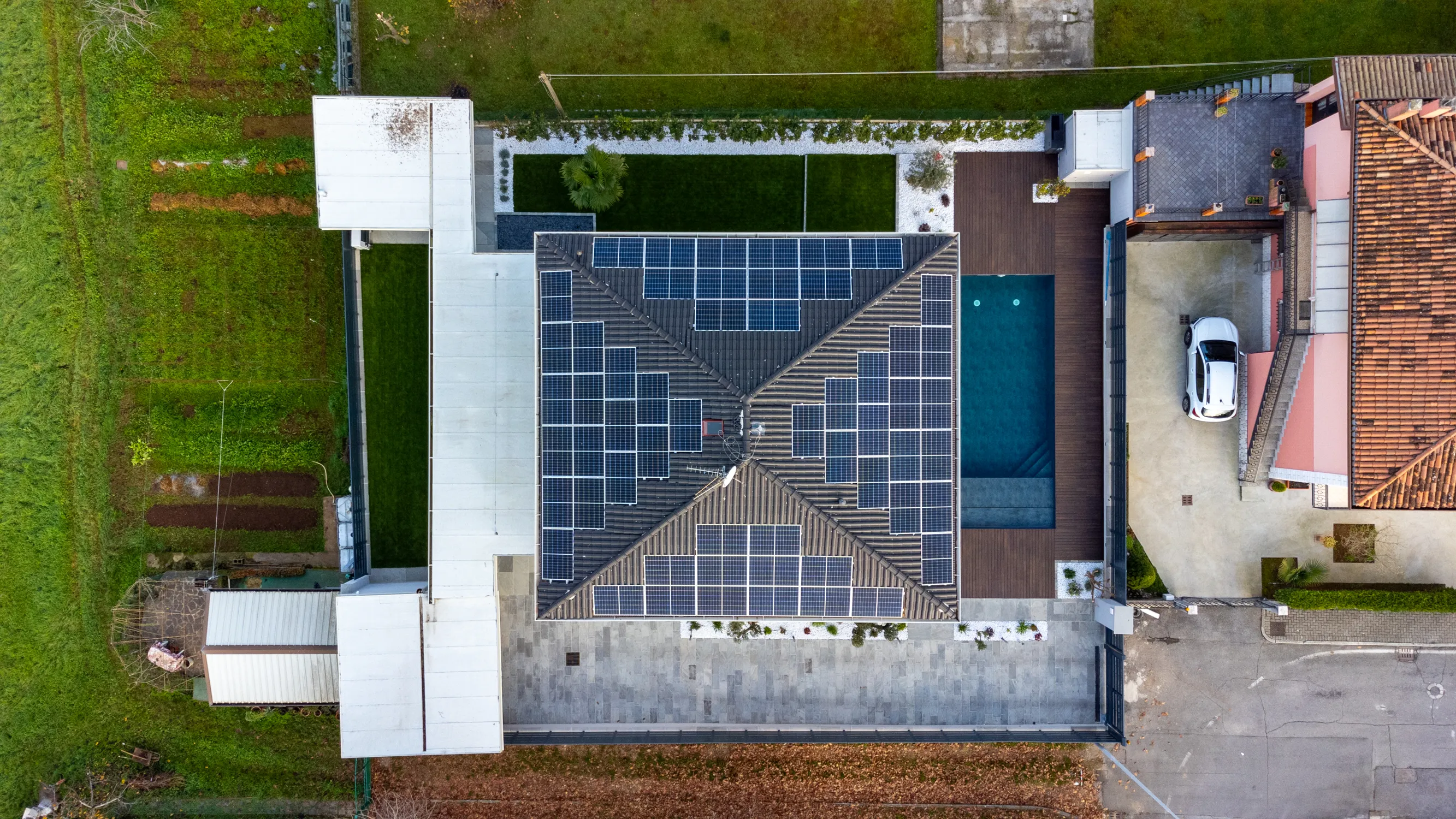 Dettaglio a tutto schermo del progetto architettonico Bianchetti