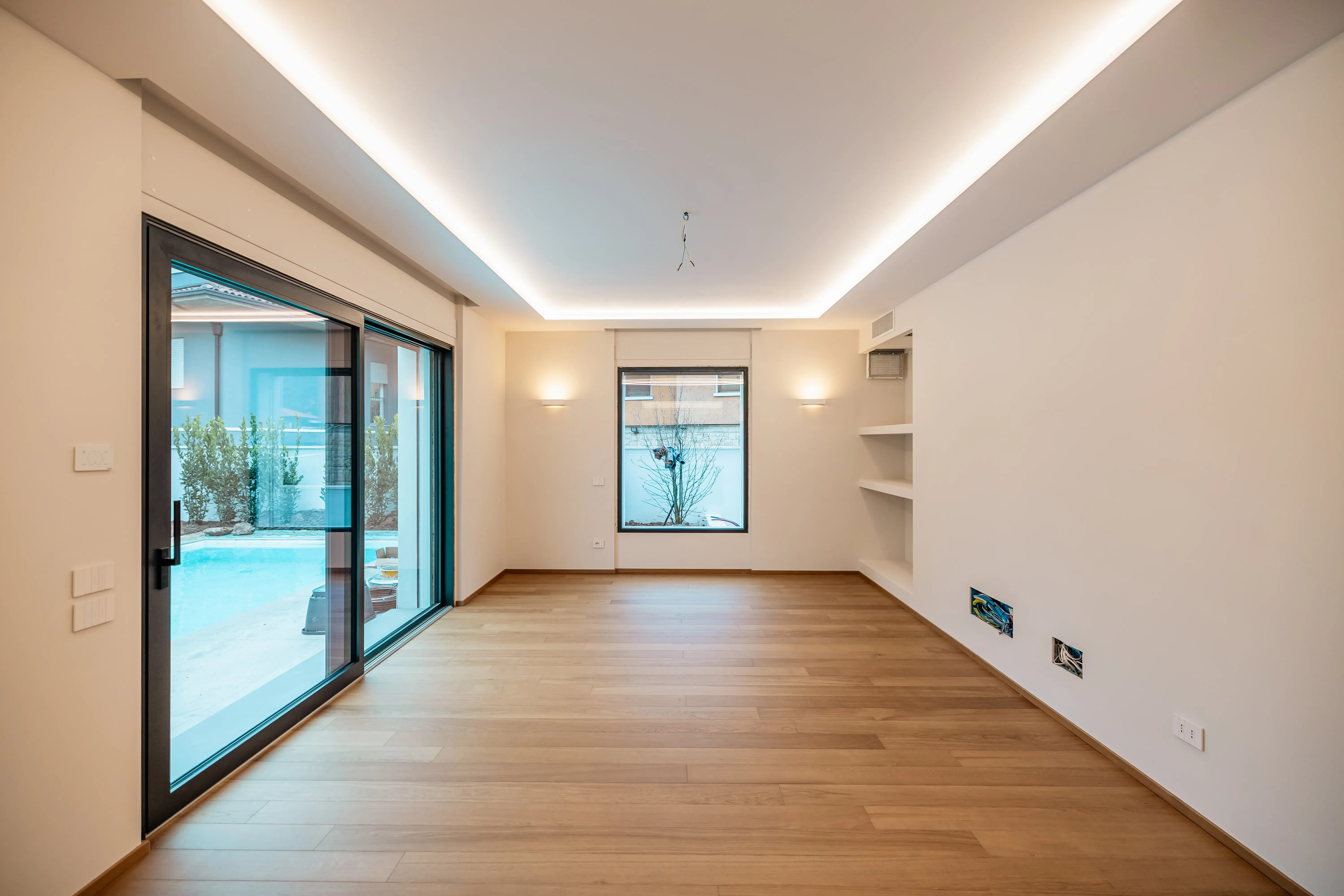 Interni minimalisti e luminosi realizzati da Bianchetti