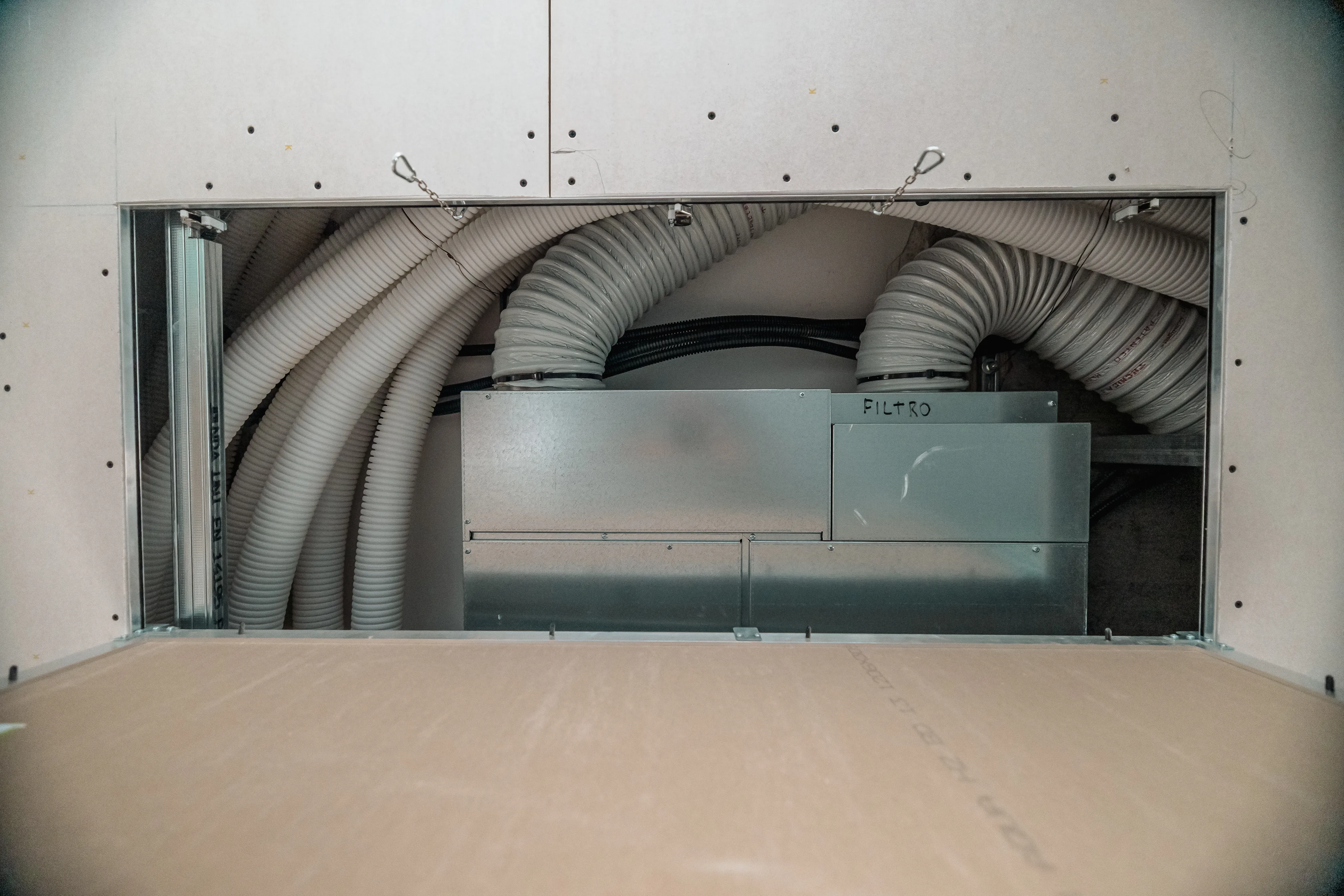 Sistema di Ventilazione Meccanica Controllata (VMC) installato